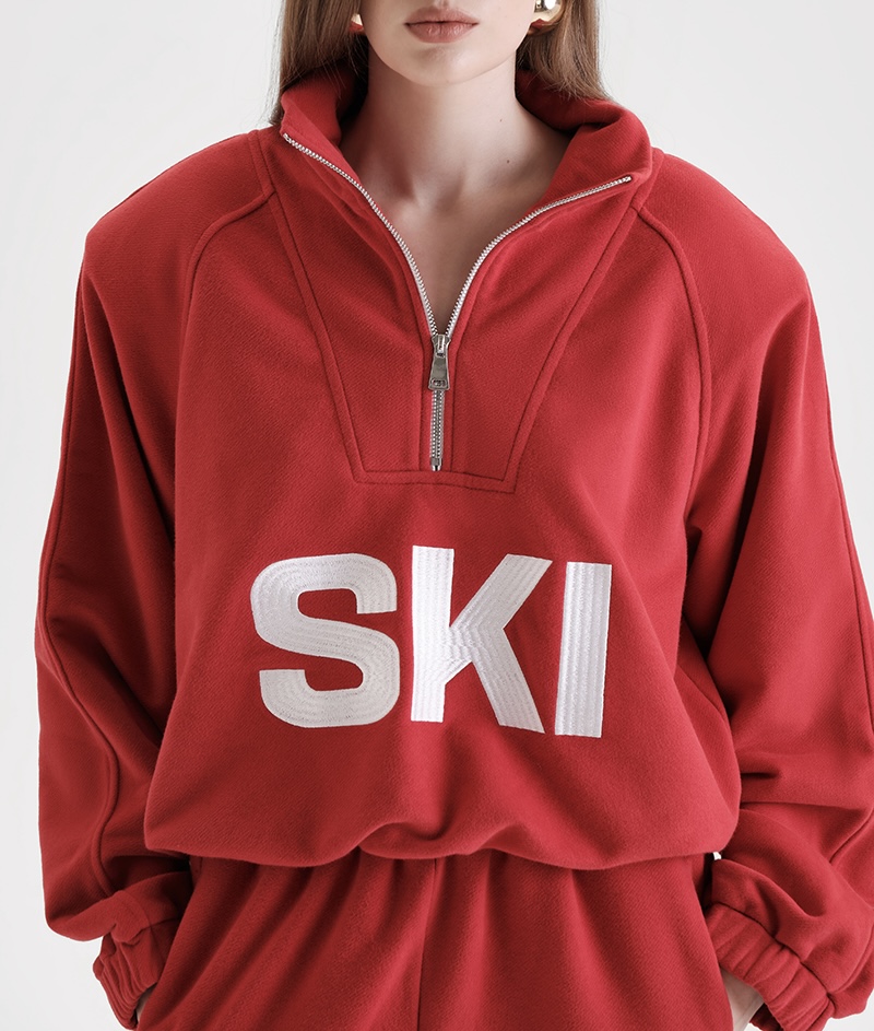 Свитшот Ski, красный