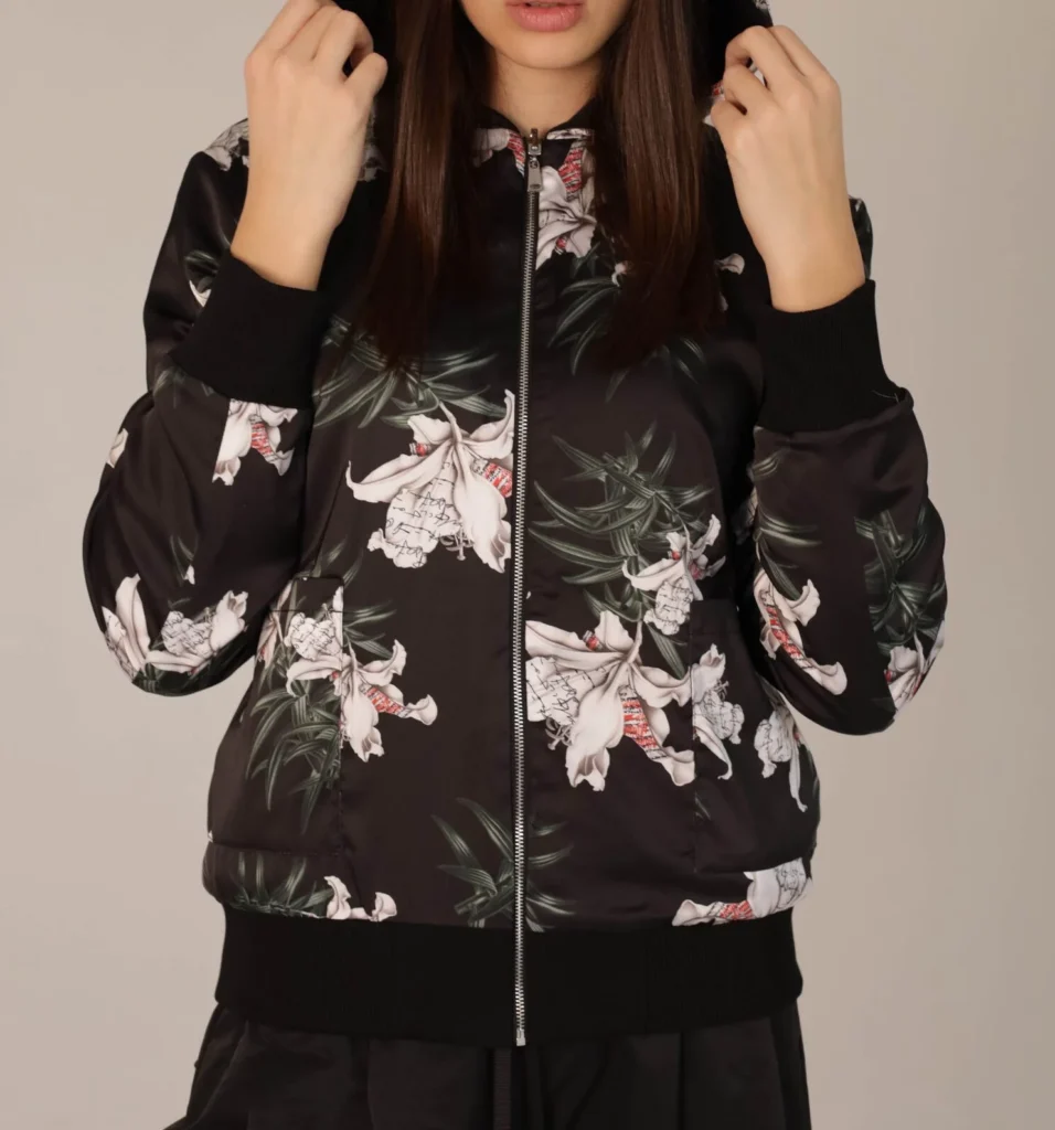 Худи двустороннее на молнии Tiger lily
