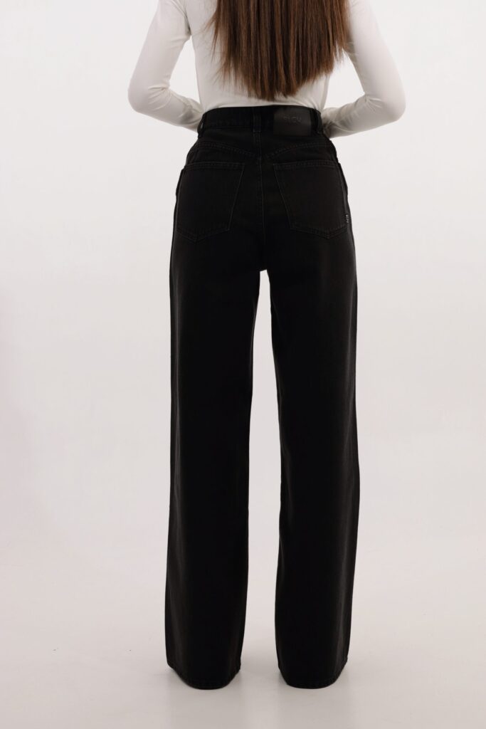 Джинсы Paula palazzo Black