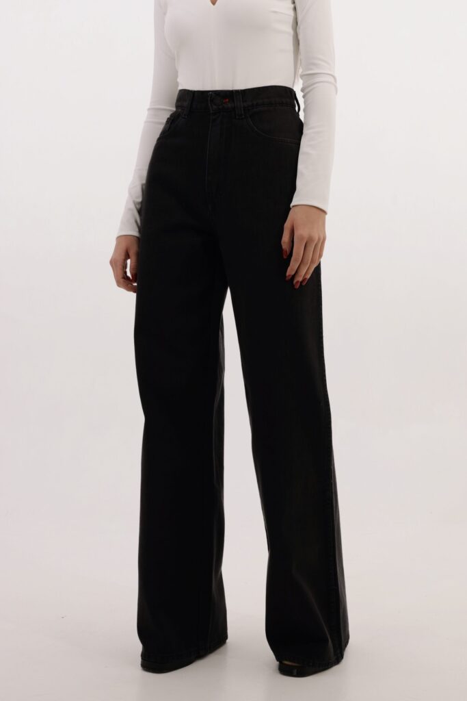 Джинсы Paula palazzo Black