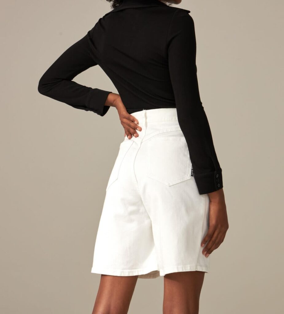 Шорты джинсовые Palazzo White