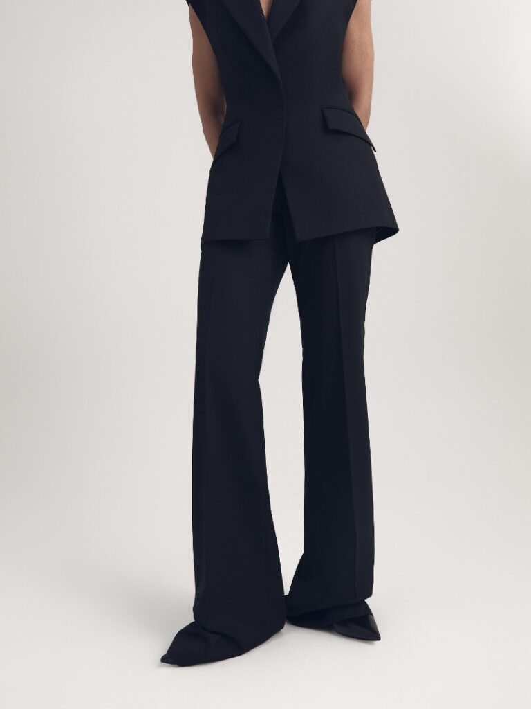 Брюки клеш SUMMER SUIT, черный