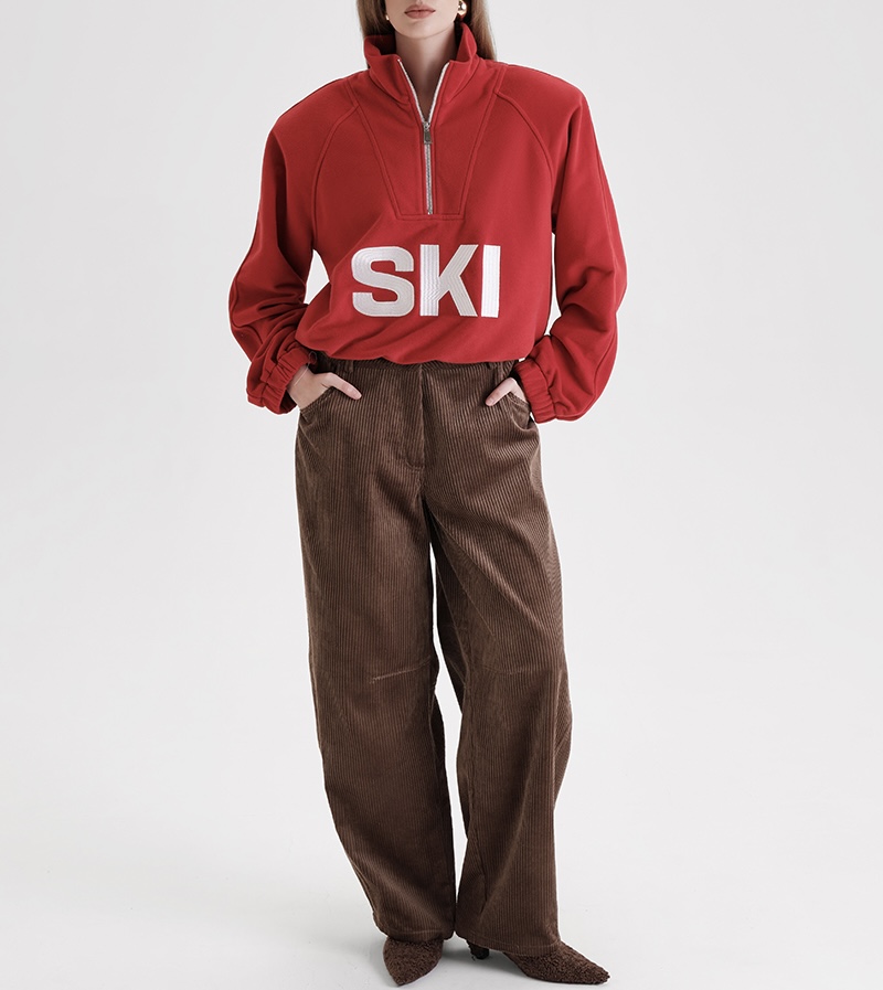 Свитшот Ski, красный