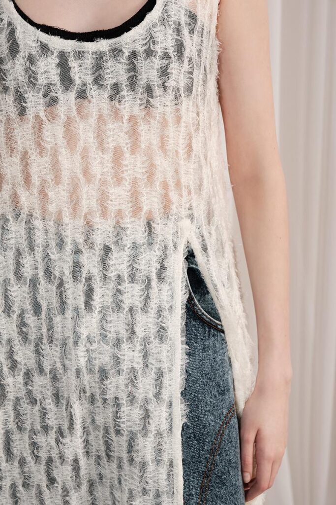 Платье Boho foam, экрю
